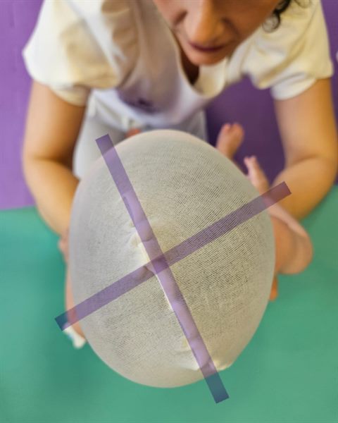 Avaliação de assimetria craniana em bebê na Clínica AmarElo